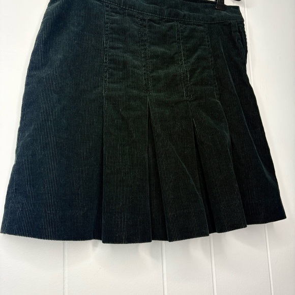 ✨Y2K 2000’s Vintage Juicy Couture Jeans Black Corduroy Pleated Mini Skirt Preppy - Picture 5 of 9
